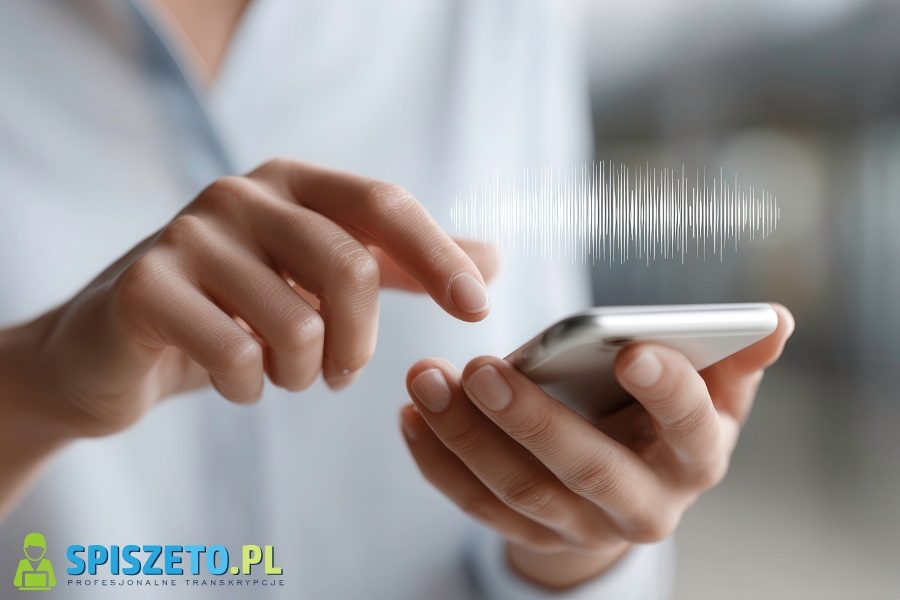 Firma zajmująca się transkrypcją nagrań w rozmowach z żoną